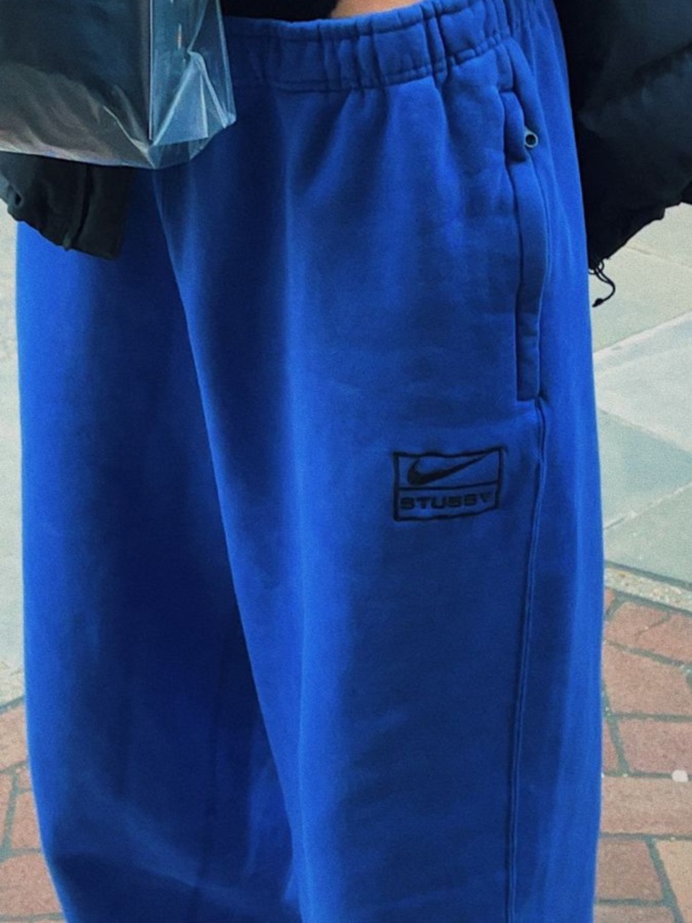 Nike x Stüssy ✓ 👑Limited Edition Collab Collection Acid Washed Fleece Sweatpants